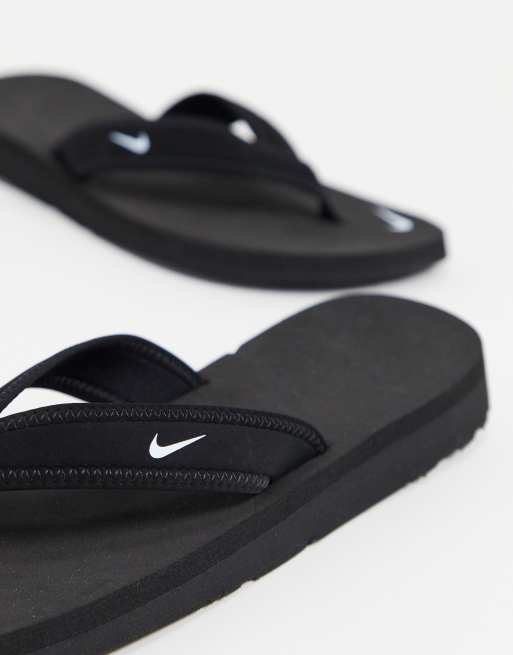 Nike Womens Celso Thong Plus Sandal, Black/White, 8 : : Fashion