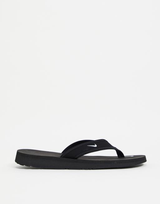 NWT Nike Celso UNISEX Thong Slides Black Flip Flop Sandal