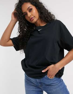 black nike boyfriend t shirt