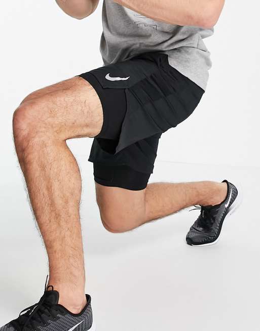 Nike challenger 7 store 2 in 1 shorts