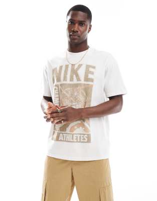 nike championship t-shirt in white
