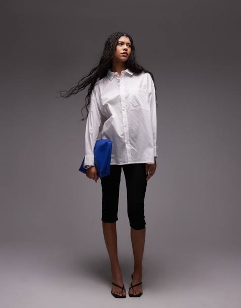 Nike – Chill – Biała koszula oversize z popeliny - view 1