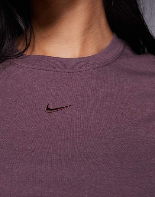 Nike Chill crop top in brown , 2 of 4