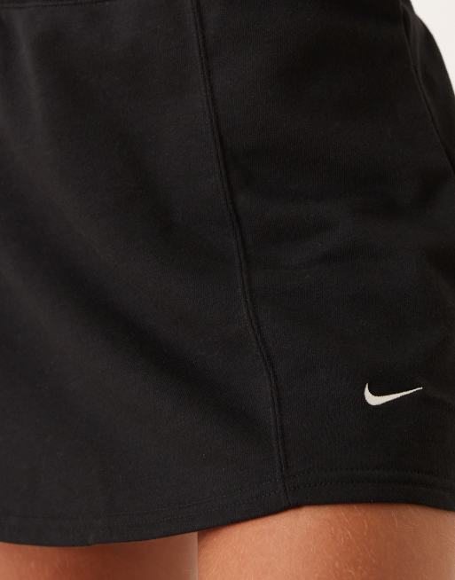 Nike – Chill – Czarne spódnicospodnie z tkaniny french terry, 5 z 5
