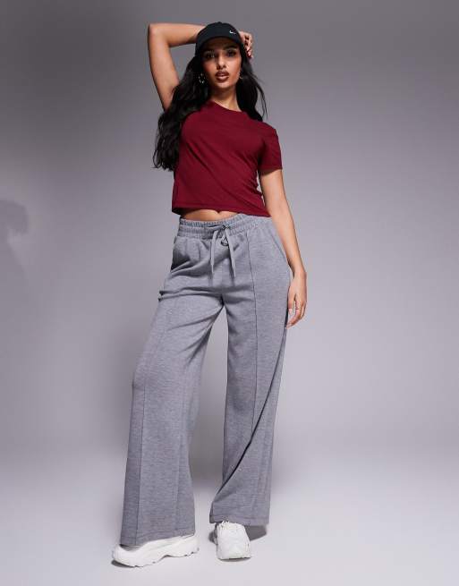Nike - Chill - Gym Life - T-shirt crop top à logo virgule - Bordeaux, 4 de 4