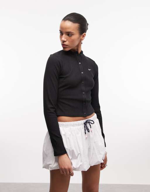 Nike Chill knit cardigan in black , 2 of 4