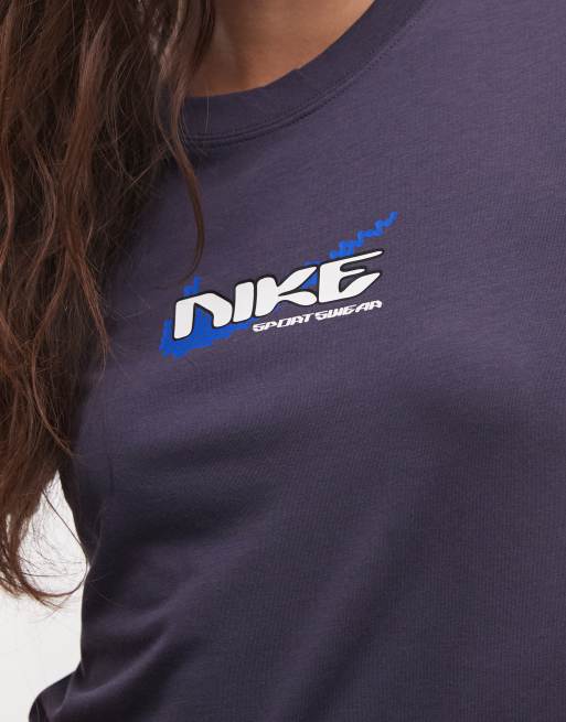 Nike Chill knit T-shirt in navy, 3 of 4