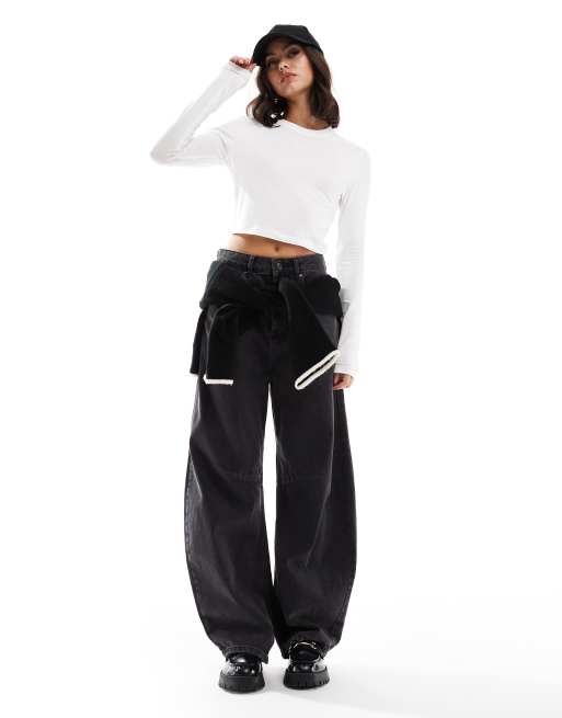 Nike Chill knitted longsleeve cropped t-shirt in white | ASOS