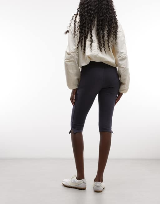 Nike - Chill - Legging court en jersey - Gris, 5 de 5