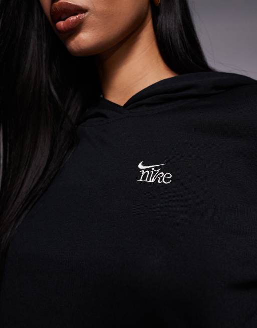 Nike Chill lightweight hoodie in black , 4 of 4