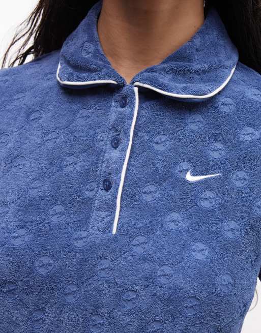 Nike - Chill - Marineblå kjole i frotté, 3 af 4
