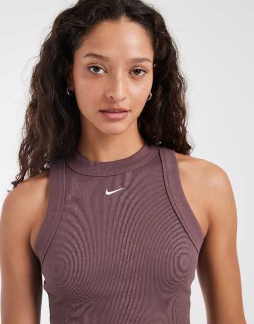 nike brown dress Nike Sportswear Essential Women's Tight Midi Dress