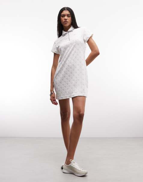 Nike - Chill - Vestido color crema de tejido de rizo - view 1