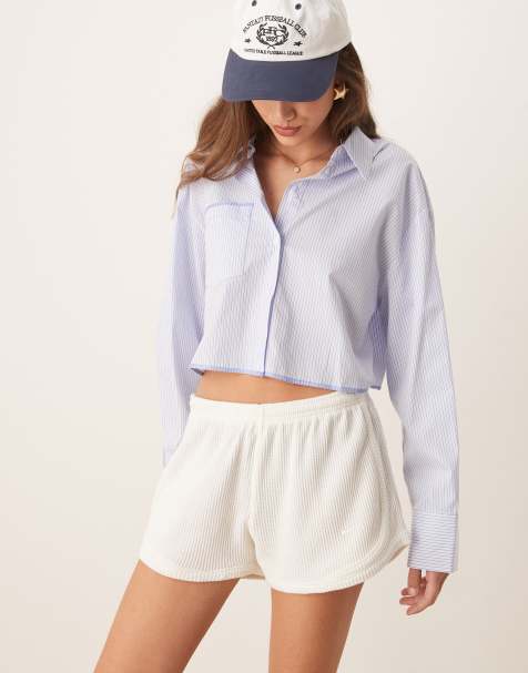 Nike Chill waffle shorts in cream 