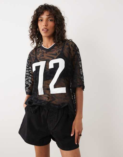 Nike Chill woven lace jersey in black , 2 of 4