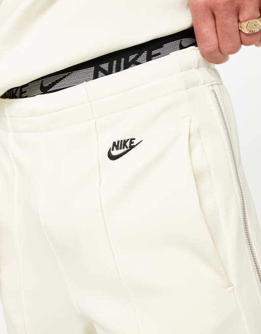 Nike – Circa Pack – Jasnokremowe zwężane joggersy z zamkami po bokach, 3 z 4