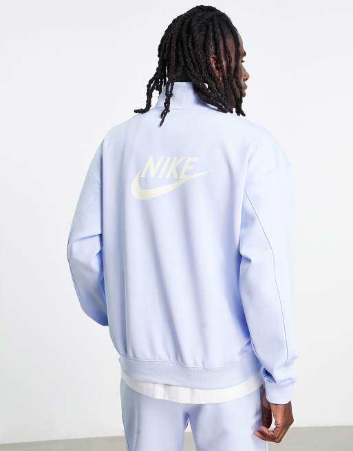 Nike Circa Pack Sweat col zipp Bleu clair