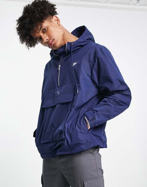 Nike - Circa Pack - Windjack zonder sluiting in marineblauw