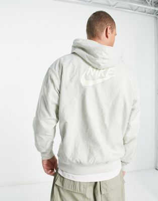 Nike Circa Premium winter textured pullover hoodie in light bone - ASOS Price Checker