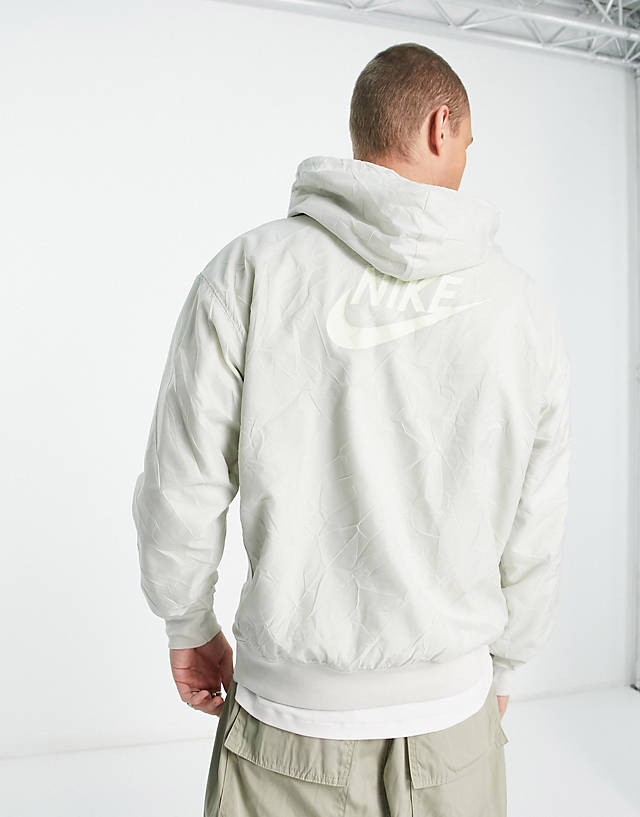 Nike - circa premium winter textured pullover hoodie in light bone