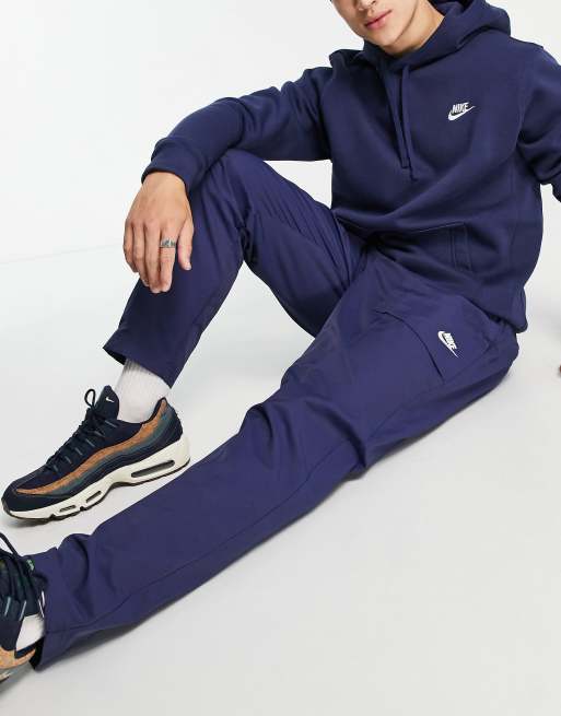 Nike – City Edition – Webhose in Mitternachtsmarine/Weiß 