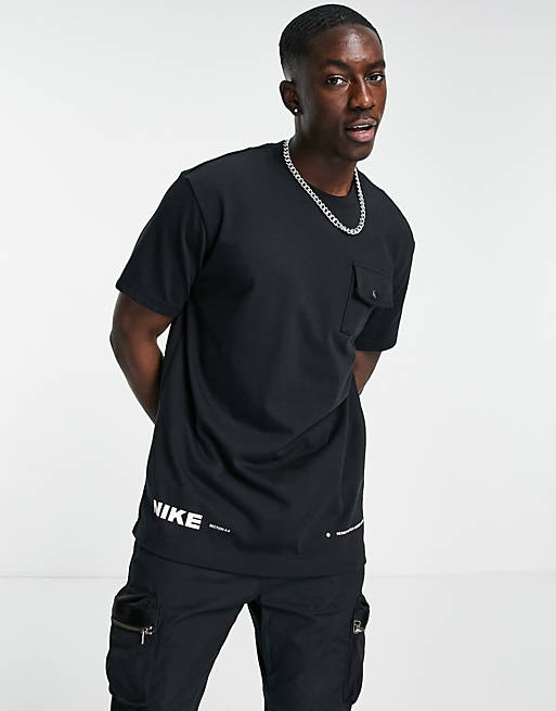  Nike City Made Pack pocket t-shirt in black 