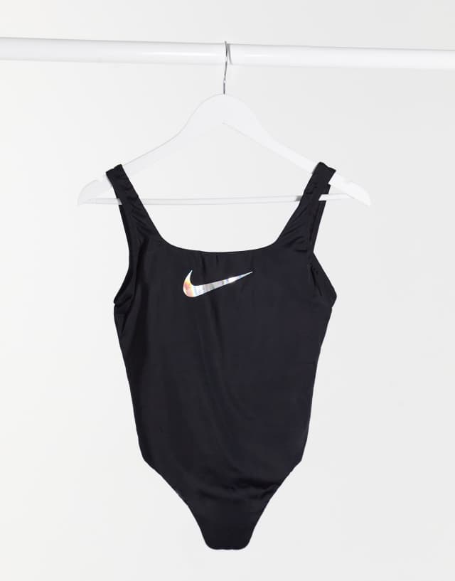 Nike city series u-back one piece in black