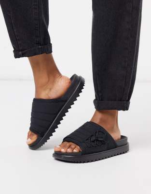 Nike City Sliders in black | ASOS