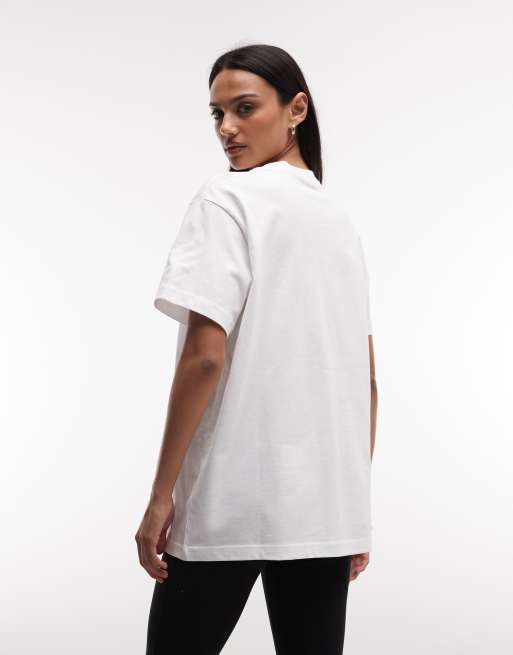 Nike - Classic - Camiseta blanca extragrande, 4 de 4