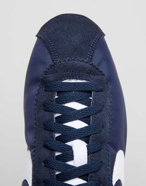 Nike cortez hotsell navy nylon