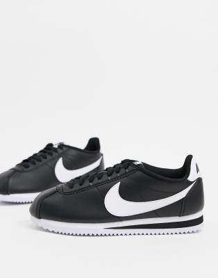 nike classic cortez nere