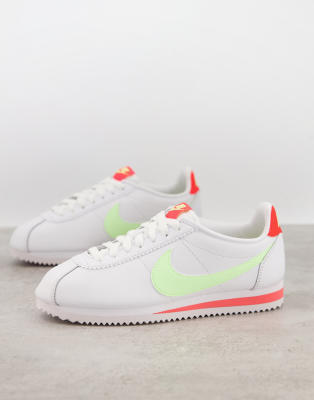 nike cortez yellow swoosh