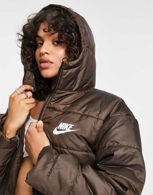 Doudoune nike sales femme marron