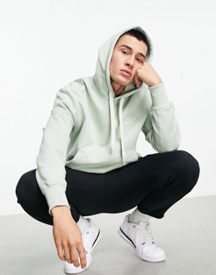 Nike Classic heavyweight premium hoodie in pale green