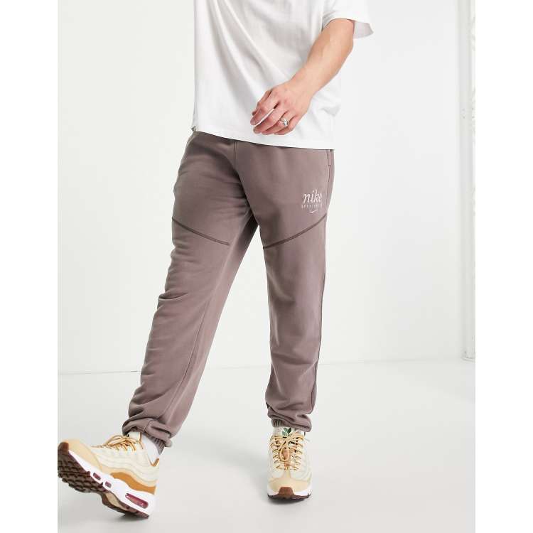 Nike Classic Heritage washed sweatpants in gray ASOS