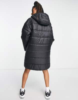 Nike black longline hot sale down filled coat