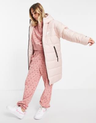 long pink nike jacket