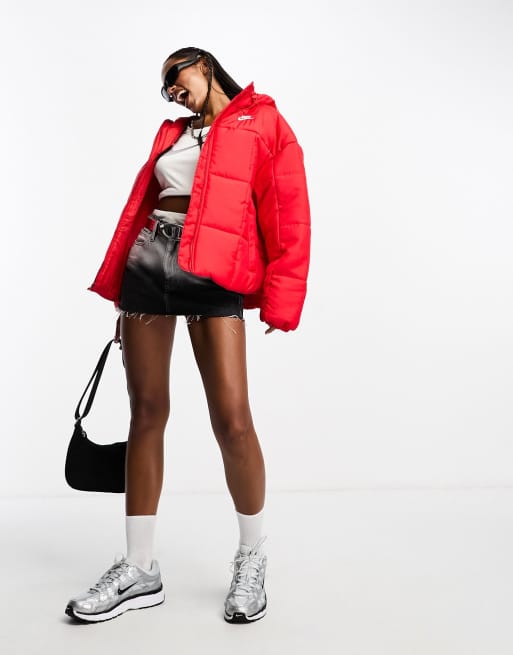 Red store nike coats