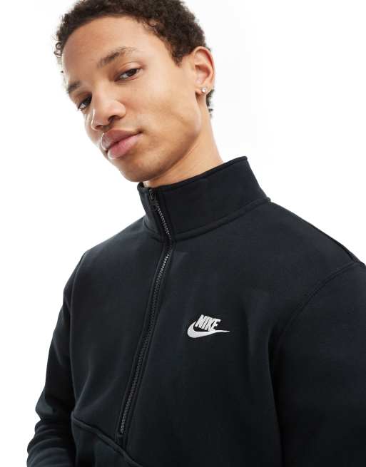 Nike men's cheap black quarter zip