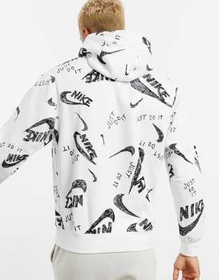 nike just do it all over print sweatshirt