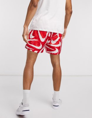nike club swoosh shorts