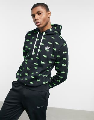 nike script hoodie