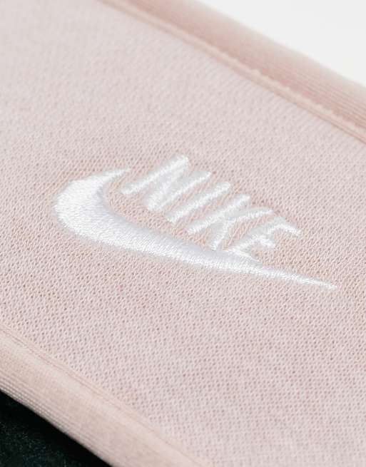 Nike - Club - Bandeau femme en polaire - Rose