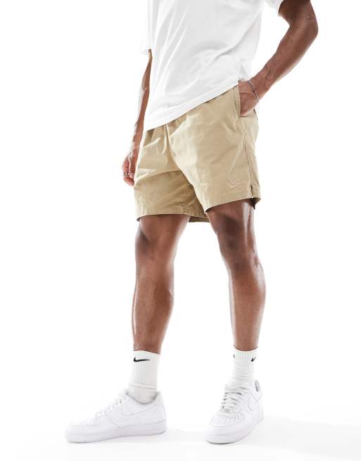 Nike – Club – Beige vävda shorts, 4 av 5