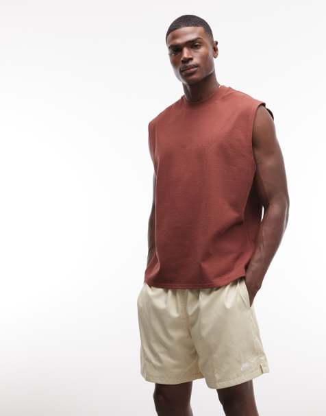 Nike - Club - Beige vævede shorts - view 1