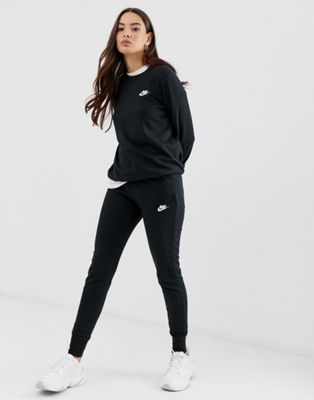 Nike Club Black Sweatpants | ASOS
