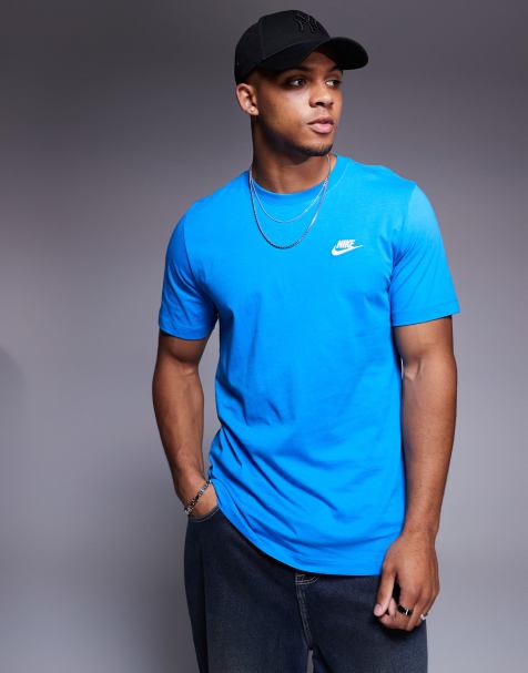 Nike – Club – Blaues T-Shirt - view 1