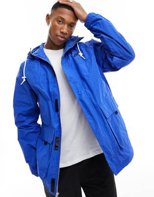 Nike Club bowline jacket in royal blue