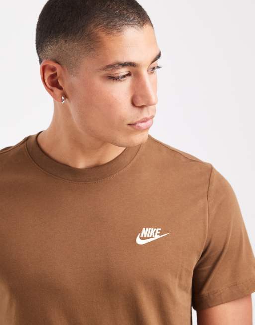 Nike – Club – Brun t-shirt, 5 av 5