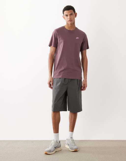 Nike – Club – Brun t-shirt, 2 av 5